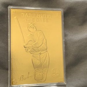 Babe Ruth Minted Collectors Card